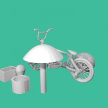 bike toys & games tinkercad 3d print model - Mito3D