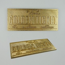 golden ticket charlie fábrica chocolate fan art 3d print model - Mito3D