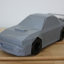 poli Subaru empreza 22b sti oyuncaklar oyunlar Sanat düşük 3d print model - Mito3D