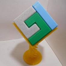 9 peça enigma cubo brinquedos jogos estratégia brinquedo 3d print model - Mito3D
