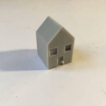 Haus schonen Teile stl Minecraft obj svg 3d print model - Mito3D