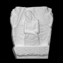 pieta scan jesus sculpture angel italy relief christ 3d print model - Mito3D
