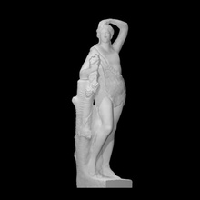 bacchus scan figure god greek man mythology roman sculpture statue wine dionysos 3d print model - Mito3D