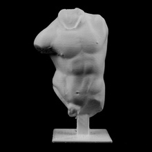 minotauro torso louvre parís francia scan 3d print model - Mito3D