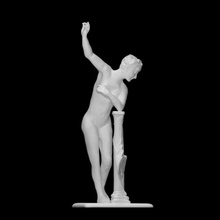 immortality scan body figure girl sculpture statue woman dancing allegory 3d print model - Mito3D