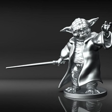 Yoda kitap ayracı hayran Sanat Jedi Yıldız Savaşları güç 3d print model - Mito3D