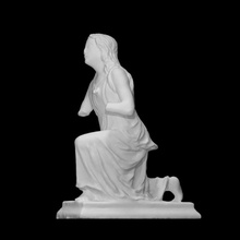 angelo scansione ragazza scultura statua marmo Venezia inginocchiato 3d print model - Mito3D