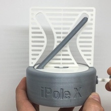 ipole - office toy real apple fans toys & games iphone mechanical illusion 3d print model - Mito3D