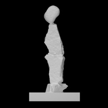 Roca escultura escanear gratis rock pie Ottawa 3d print model - Mito3D