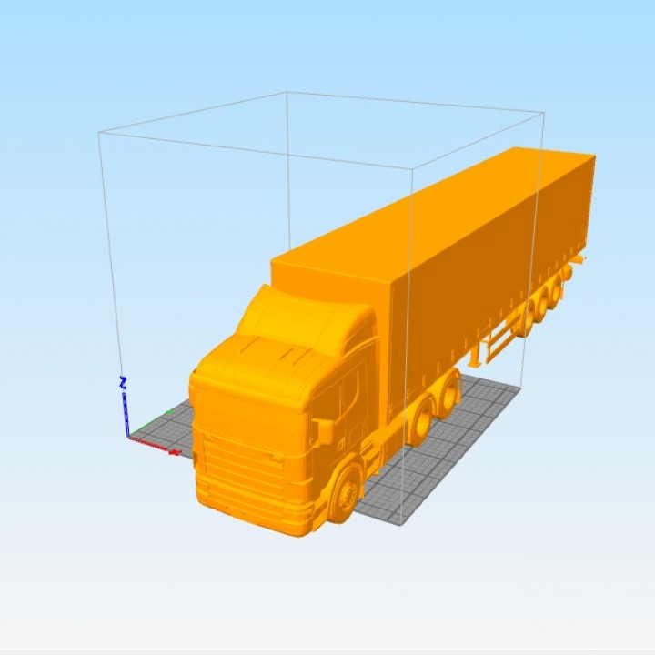 tir car tircar 3D print model - Mito3D