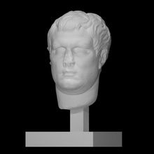 Marcus vipsanius agrippa scansione antico viso testa uomo ritratto scultura marmo imperatore generale 3d print model - Mito3D