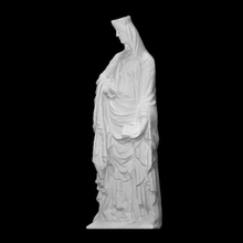 virgem aviso Varredura figura escultura estátua mulher florença Itália Maria 3d print model - Mito3D