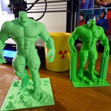 esmagar ventilador arte maravilha hulk guerras incrível infinidade 3d print model - Mito3D