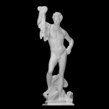 jason scan dragon figure hero man skin marble 3d print model - Mito3D