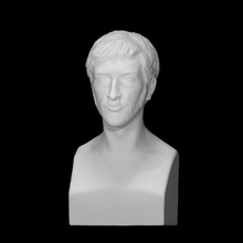 eduard gerhard scan bust face head man portrait sculpture marble plaster 3d print model - Mito3D
