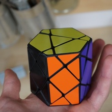 esagonale prisma tortuoso puzzle giocattoli Giochi cubo rubik 3d print model - Mito3D