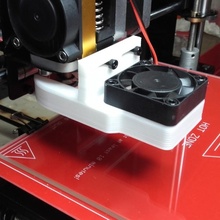 raffreddamento fan estrusore geeetech prusa i3 costruire 3d stampante mk8 3d print model - Mito3D