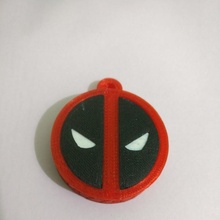 Deadpool logo anahtarlık moda Aksesuarlar anahtar 3d print model - Mito3D