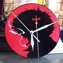 cowboy bebop wall clock fan art anime smoke spike swordfish 3d print model - Mito3D