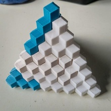 5 in 1 tetraedro puzzle giocattoli Giochi 3d print model - Mito3D