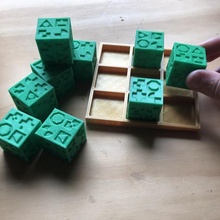 shape sudoku toys & games 3d print model - Mito3D