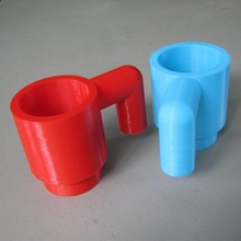 giant lego cup fan art toy jumbo 3d print model - Mito3D