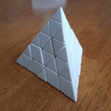 professor's snake tetrahedron toys & games folding string octahedron 3d print model - Mito3D
