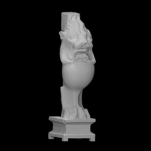 table support form lion scan leg sculpture marble 3d print model - Mito3D