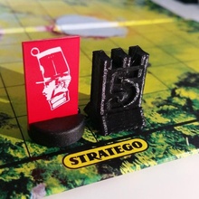 stratego captain piece board games boardgames boardgames3d 3d print model - Mito3D
