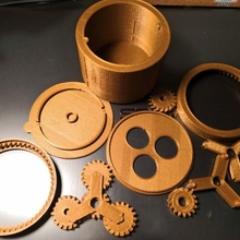 twist lock gear box & garden gears planetary 3d print model - Mito3D