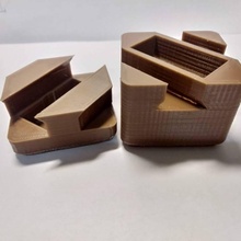 colomba coda puzzle scatola semplice giardino 3d print model - Mito3D