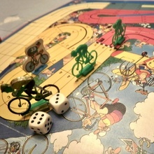 bicicleta poupar tabela jogos demarraje borda brinquedo 3d print model - Mito3D