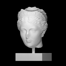 portrait empress sabina scan bust face head sculpture woman marble 3d print model - Mito3D