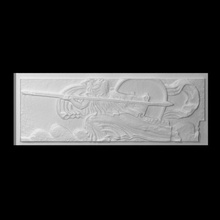 pallas warrior scan architecture decoration sculpture bronze relief theatre bourdelle 3d print model - Mito3D