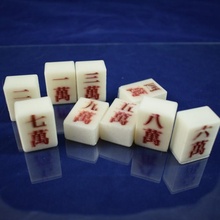 mahjong character tiles board games game parts spare solitare 3d print model - Mito3D
