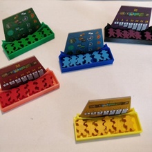 Kosta rika meeple tepsi yazı tahtası oyunlar masa oyunu costarika 3d print model - Mito3D