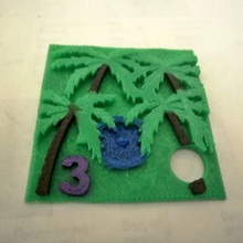 targui oasis planche Jeux jouet 3d print model - Mito3D