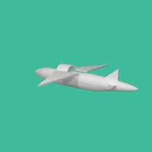 glider plane toys & games tinkercad 3d print model - Mito3D
