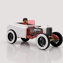 playmobil 1932 hot rod chassis wip toys & games hotrod 3d print model - Mito3D