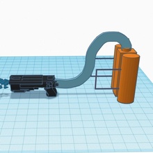 acqua pistola 3d print model - Mito3D