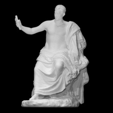 nerva Jupiter Scan Zahl römisch Rom Skulptur Statue Kaiser drapiert 3d print model - Mito3D