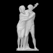 Fluss Götter Scan Zahl Garten Skulptur Statue Frau Marmor Zahlen Brunnen 3d print model - Mito3D