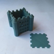 sabbia castello uccello Casa giardino tinkerfun 3d print model - Mito3D