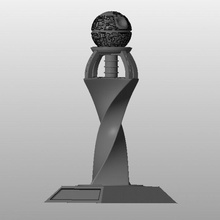 trophy 3d puzzle entertainment challenge designchallenge makeanything 3d print model - Mito3D