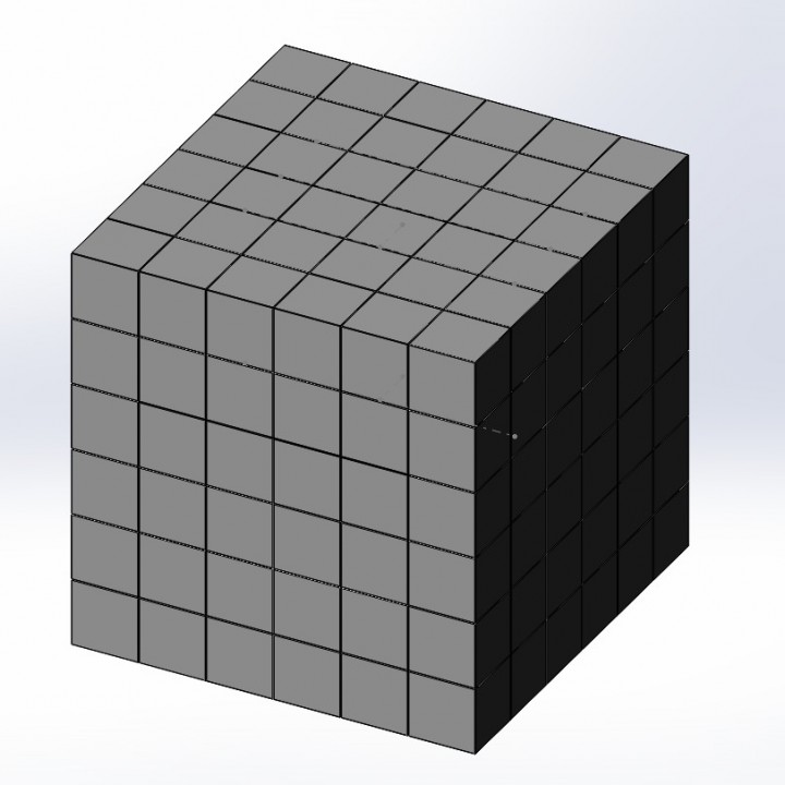 leçon Président cube puzzle 3D print model - Mito3D