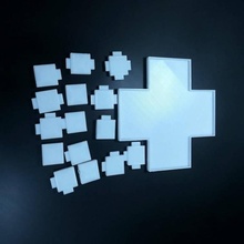 cross cubes puzzle toys & games 3d unions 3d print model - Mito3D