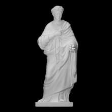 ceres analyse figure déesse sculpture statue femme marbre agriculture cere 3d print model - Mito3D