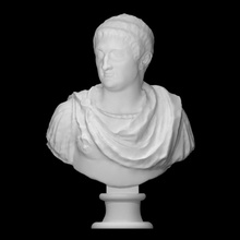 fallimento uomo scansione viso testa ritratto scultura marmo Italia 3d print model - Mito3D