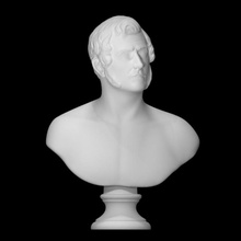 antonio d'este scan bust face head man portrait marble 3d print model - Mito3D