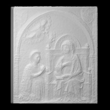 relief scan sculpture madonna italy italian mary virgin lombardy 3d print model - Mito3D